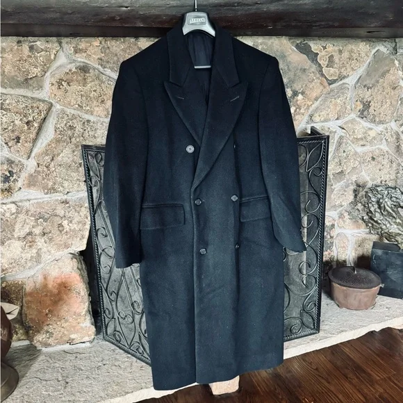 NWOT- Classic wool blend DB overcoat - Picture 2 of 7